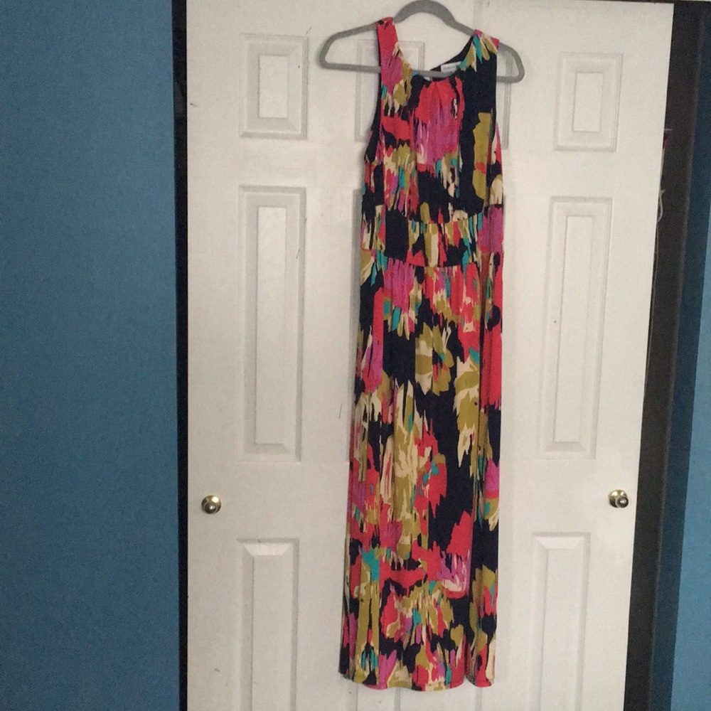 Maxi Dress abstract floral